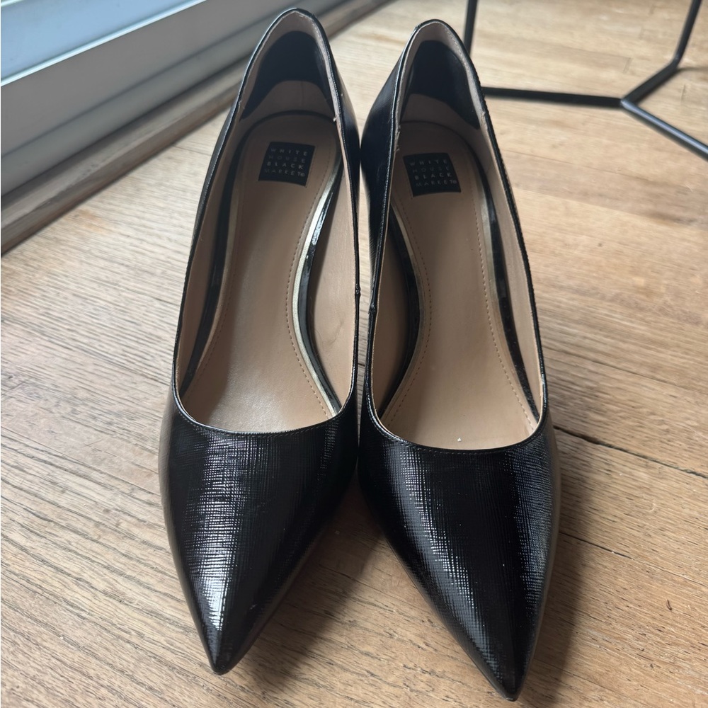 White House Black Market Black Stiletto Heels